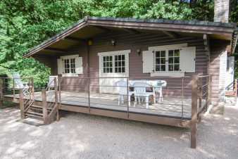 Wooden chalet on the edge of the Amblve for 4 people in Aywaille