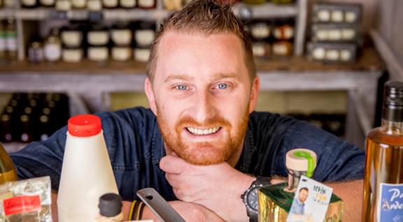 Julien Lapraille boxes up local produce