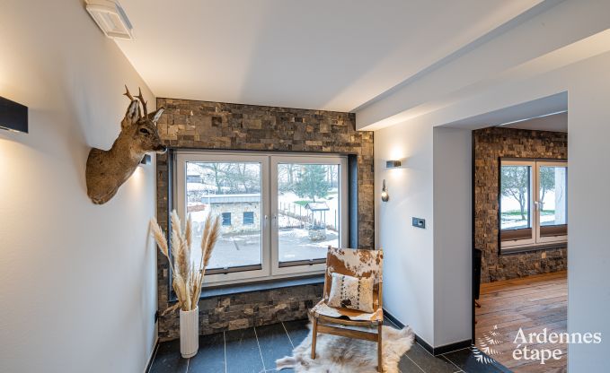 Luxury apartment in Amel: romantic stay for 4 people with sauna and jacuzzi in the Ardennes