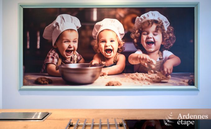 Luxury villa with swimming pool and tennis court for 14 people in Anhe, located in the Moligne valley