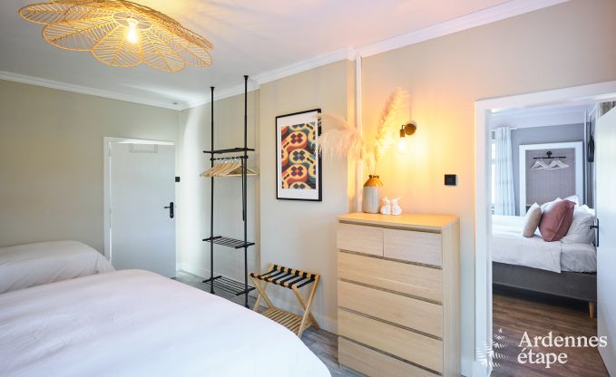 Luxury villa with swimming pool and tennis court for 14 people in Anhe, located in the Moligne valley