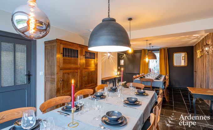 Holiday cottage in Anhe for 15 persons in the Ardennes