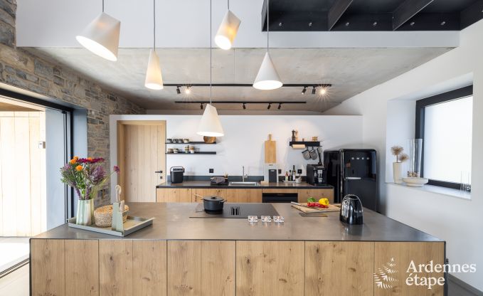 Authentic holiday home for 6 people in Anhe with private sauna, covered terrace and luxury interior