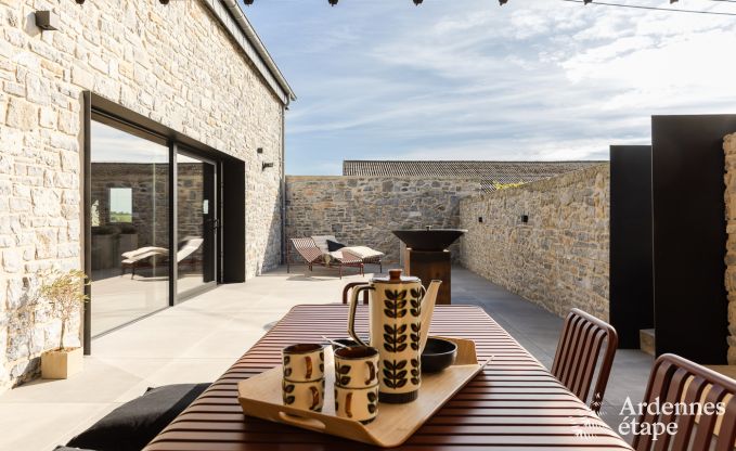 Authentic holiday home for 6 people in Anhe with private sauna, covered terrace and luxury interior