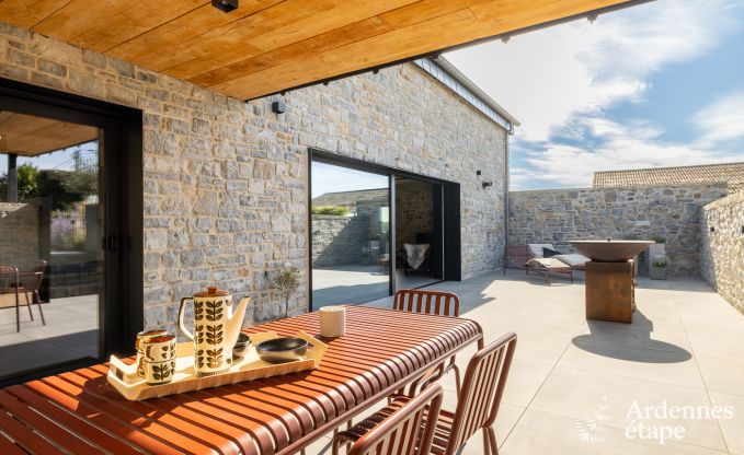 Authentic holiday home for 6 people in Anhe with private sauna, covered terrace and luxury interior