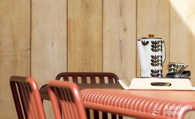 Authentic holiday home for 6 people in Anhe with private sauna, covered terrace and luxury interior