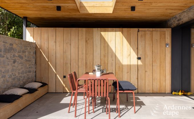 Authentic holiday home for 6 people in Anhe with private sauna, covered terrace and luxury interior