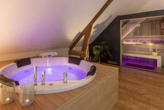 Holiday home for two with private spa to rent in the Ardennes (Aubel)