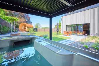 Luxury holiday home for 2 in Aubel: jacuzzi, sauna and nice view