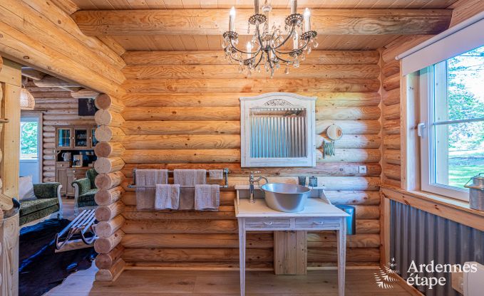 Cozy wooden family chalet in Aywaille, Ardennes