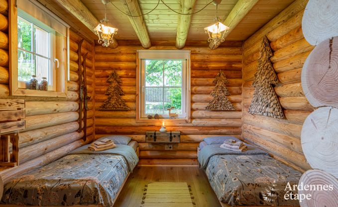 Cozy wooden family chalet in Aywaille, Ardennes
