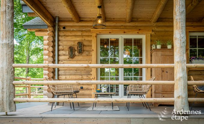 Cozy wooden family chalet in Aywaille, Ardennes
