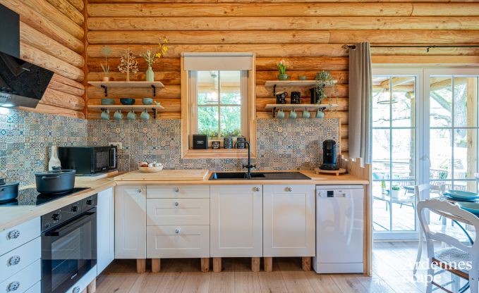 Cozy wooden family chalet in Aywaille, Ardennes