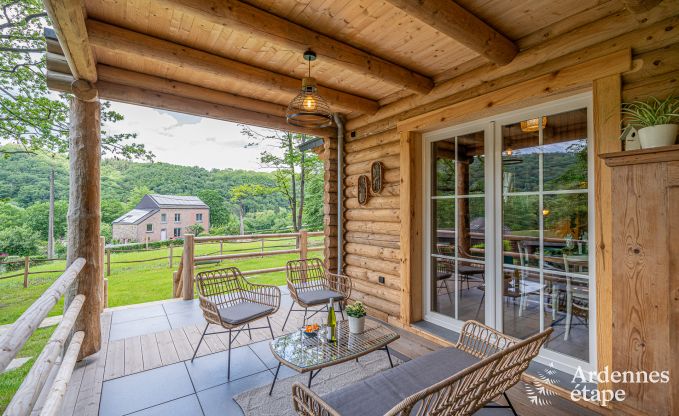 Cozy wooden family chalet in Aywaille, Ardennes