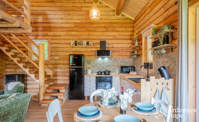 Cozy wooden family chalet in Aywaille, Ardennes