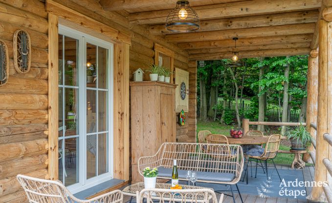 Cozy wooden family chalet in Aywaille, Ardennes