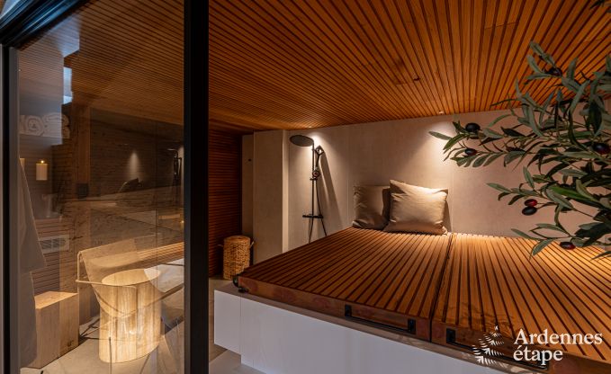 Luxurious holiday home in Baillonville for 6 people with wellness and heated swimming pool