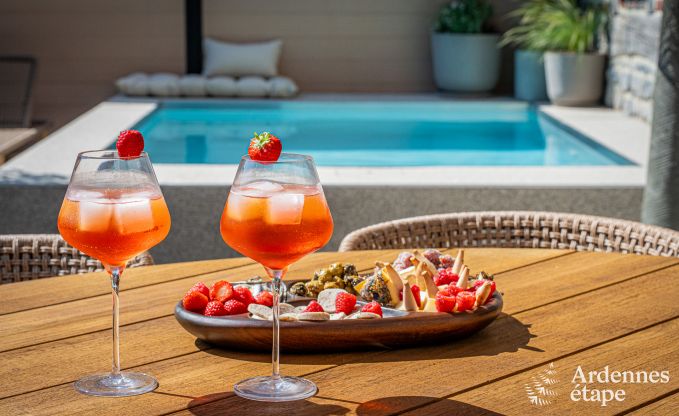 Luxurious holiday home in Baillonville for 6 people with wellness and heated swimming pool