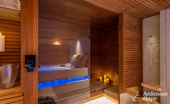Luxurious holiday home in Baillonville for 6 people with wellness and heated swimming pool
