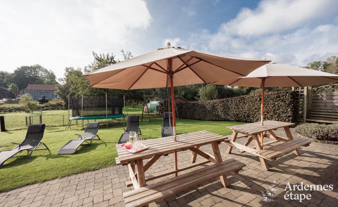 Large holiday home in Bastogne for 14 people with wellness and relaxation area