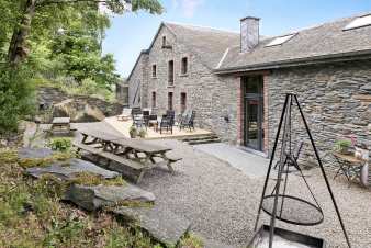 Mill renovated into cosy holiday home for 18 pers. to rent in Bastogne