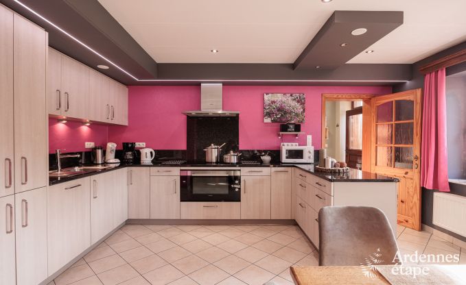 Large holiday home in Bastogne for 14 people with wellness and relaxation area