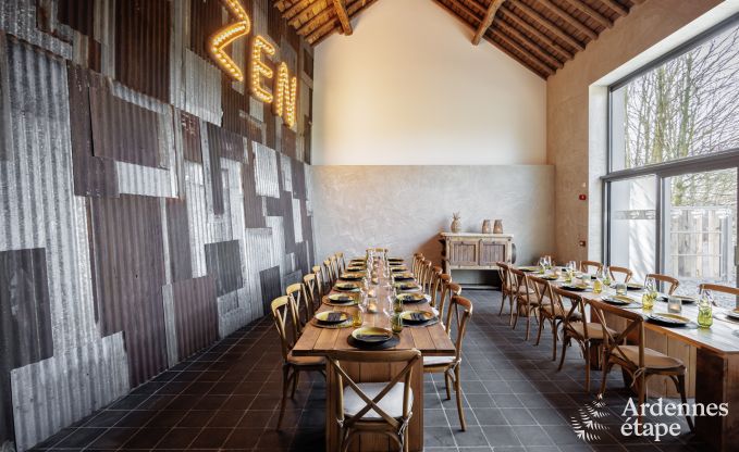 Luxury villa in Bastogne for 26 persons in the Ardennes