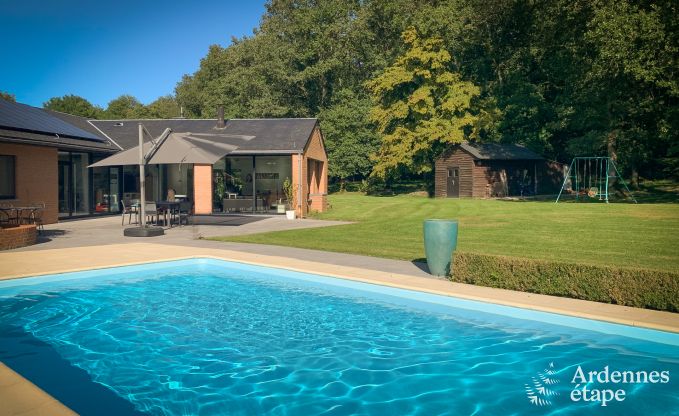 Charming and spacious holiday home with swimming pool in Beauraing, Ardennes