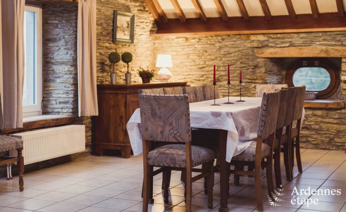 Holiday cottage in Bertrix for 14/17 persons in the Ardennes