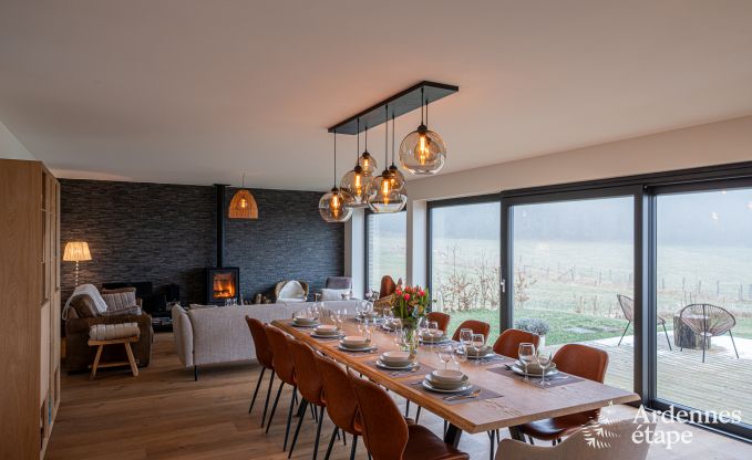 Holiday home in Bivre: pet-friendly comfort for 12 people with sauna in the Ardennes