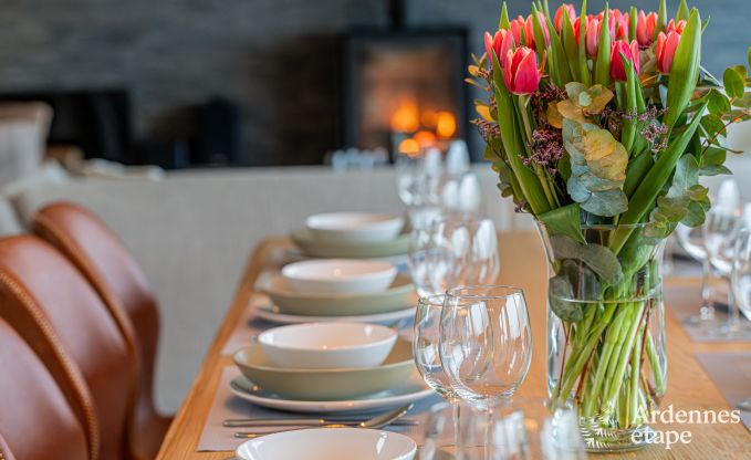 Holiday home in Bivre: pet-friendly comfort for 12 people with sauna in the Ardennes