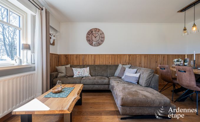 Charming holiday home in Bullange: cottage for 4 people with sauna, private garden and proximity to nature reserves