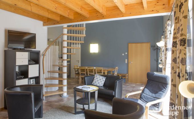 Modern apartment for 6 people in Butgenbach with 3 bedrooms and shared garden