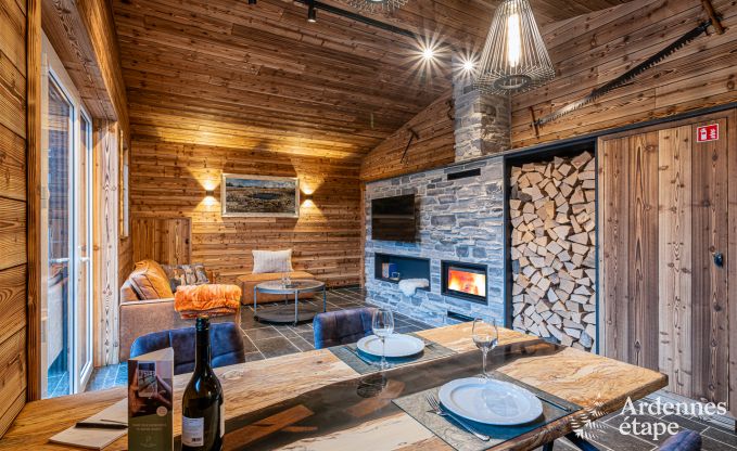Luxury stay in the Ardennes: Comfortable chalet for 4 people in Btgenbach, near the ski slopes