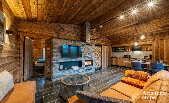 Luxury stay in the Ardennes: Comfortable chalet for 4 people in Btgenbach, near the ski slopes