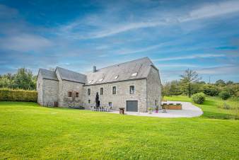 Holiday home in Chimay for 14 with wellness, private garden and playroom