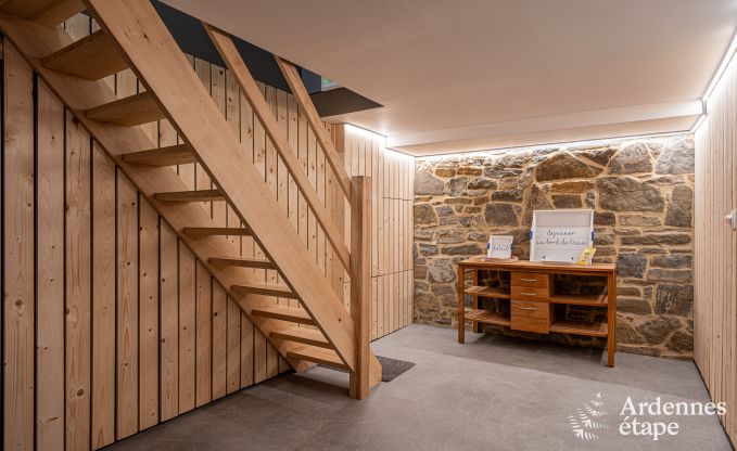 Luxury holiday home in Ciney: house for 8 people with indoor pool, sauna, and private garden