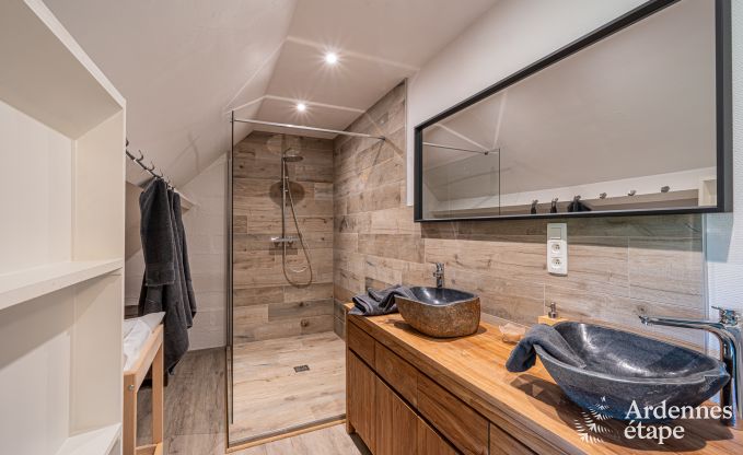 Luxury holiday home in Ciney: house for 8 people with indoor pool, sauna, and private garden