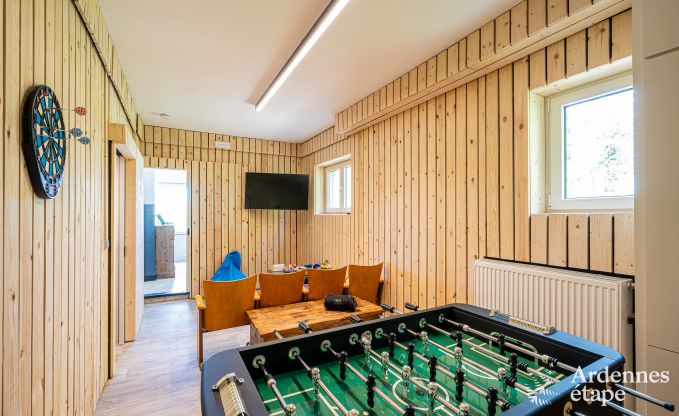 Luxury holiday home in Ciney: house for 8 people with indoor pool, sauna, and private garden