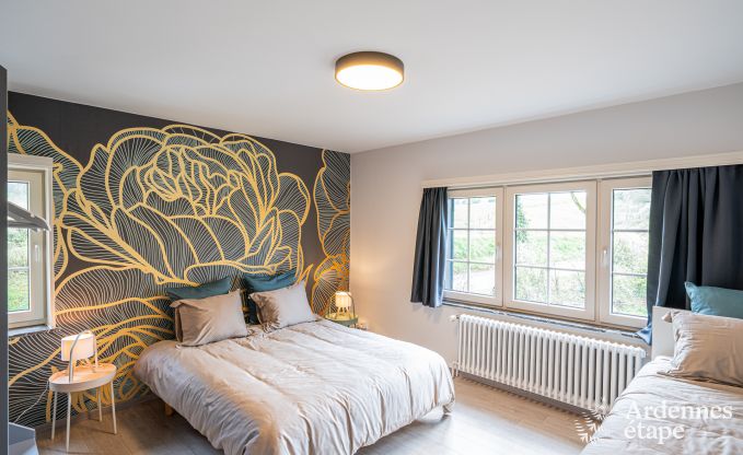 Luxury holiday home in Ciney: house for 8 people with indoor pool, sauna, and private garden