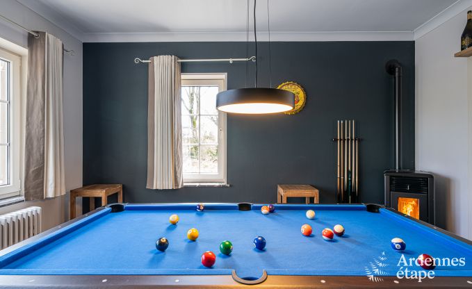 Luxury holiday home in Ciney: house for 8 people with indoor pool, sauna, and private garden