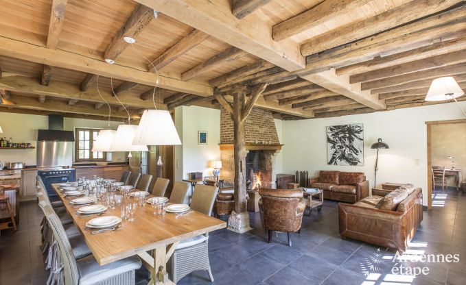 Holiday cottage in Couvin for 15 persons in the Ardennes