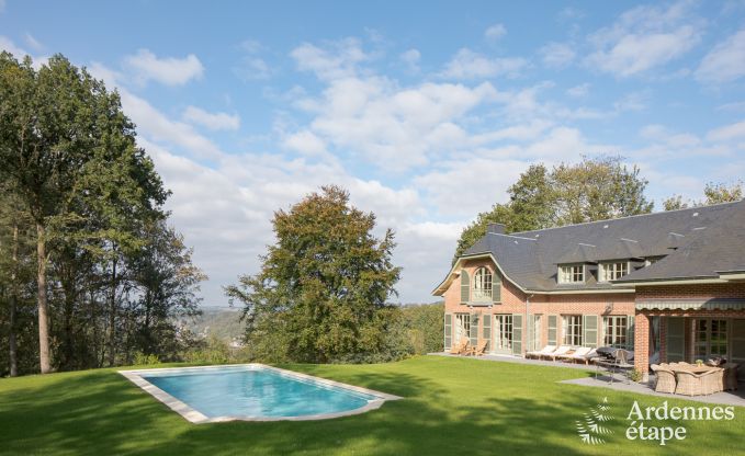 Spacious holiday home with swimming pool in Dinant, Ardennes