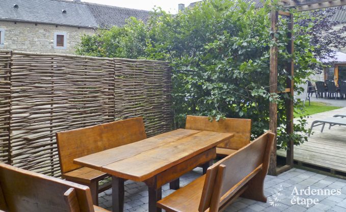 Holiday cottage in Durbuy for 28/38 persons in the Ardennes
