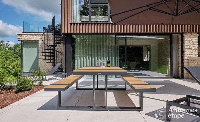 Luxury holiday home Durbuy for 9 people with sauna and ptanque court