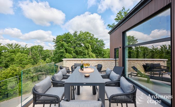 Luxury holiday home Durbuy for 9 people with sauna and ptanque court