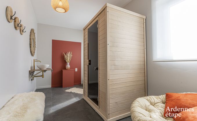 Holiday cottage in Durbuy for 14 persons in the Ardennes