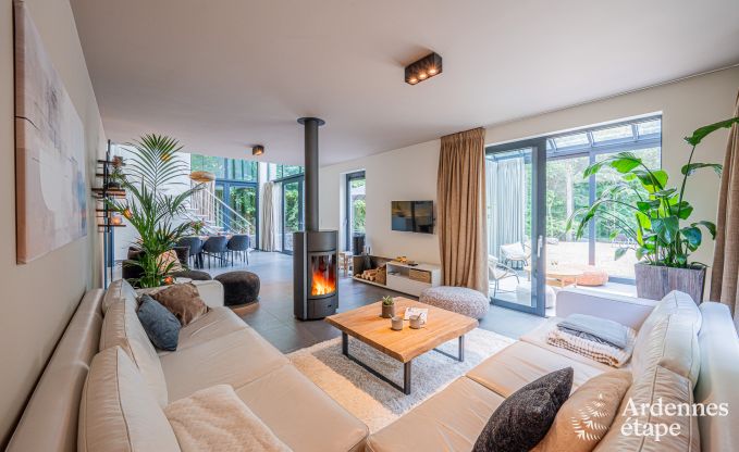 Spacious villa for 8 people in Durbuy with sauna, hot tub and private garden