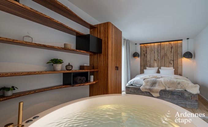 Luxury villa in Durbuy: enjoy wellness, art and nature for 8 people