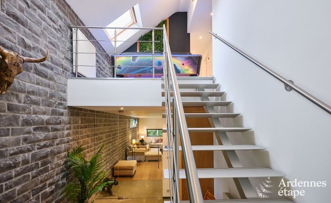 Luxevilla in Durbuy for 8 people with jacuzzi, sauna, covered terrace and private garden